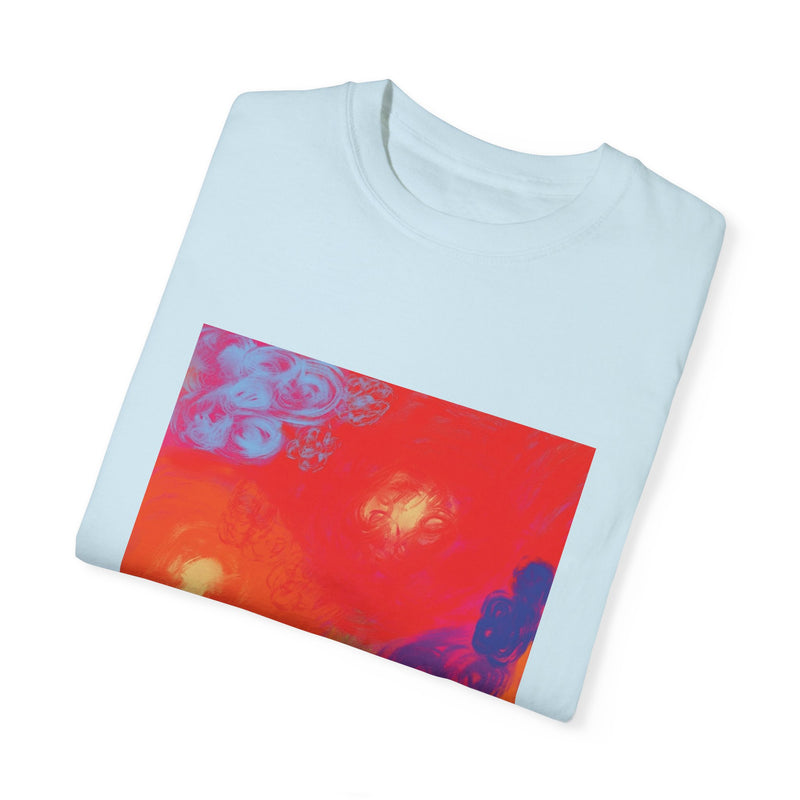 Floral Breeze Unisex Garment-Dyed T-shirt