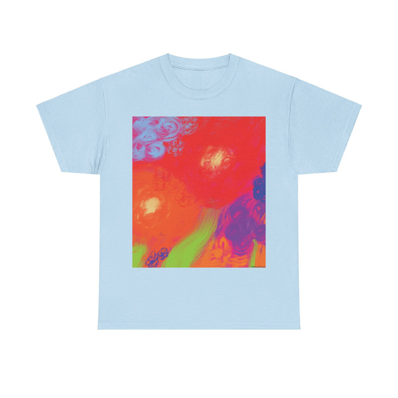 Floral Breeze  Unisex Heavy Cotton Tee