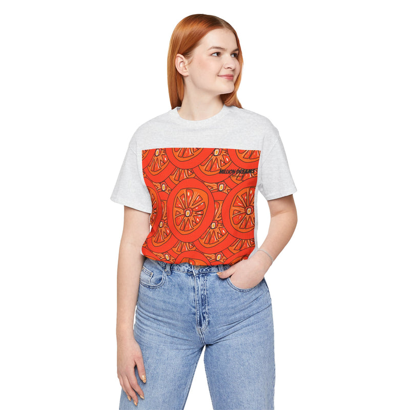 Tangie Orange Unisex Jersey Short Sleeve Tee