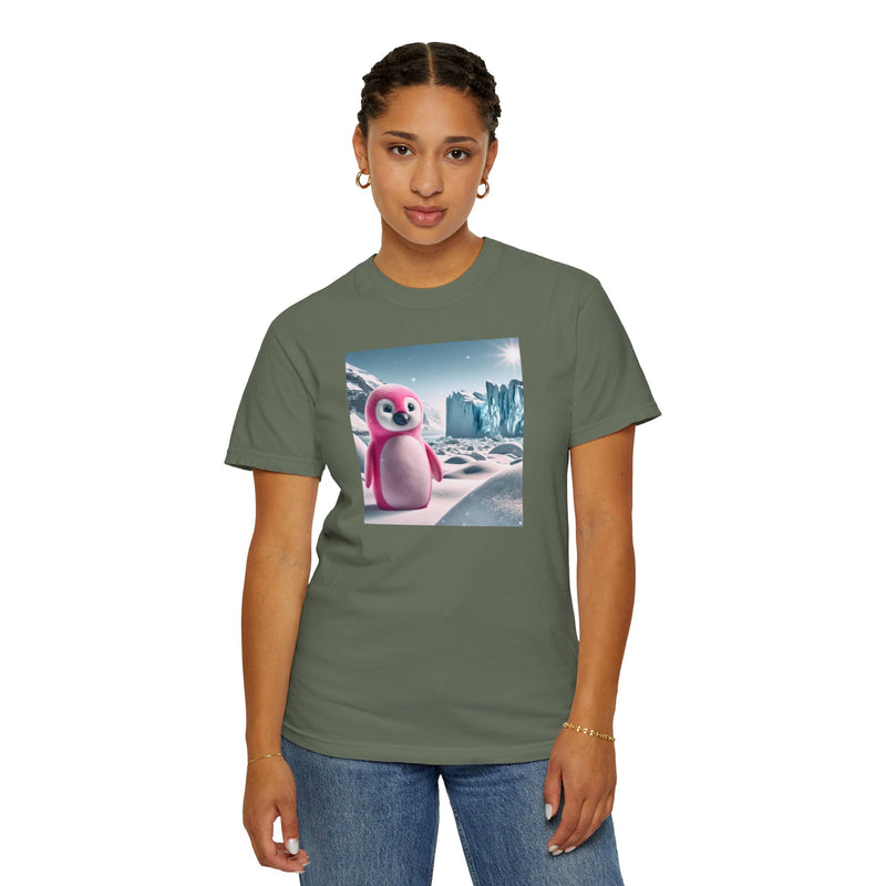 Pink Penguin Unisex Garment-Dyed T-shirt