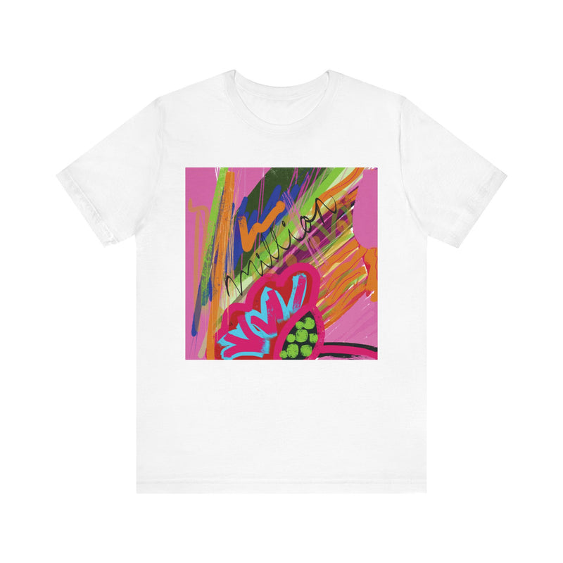 Abstract Frenzy Print  Unisex Jersey Short Sleeve Tee