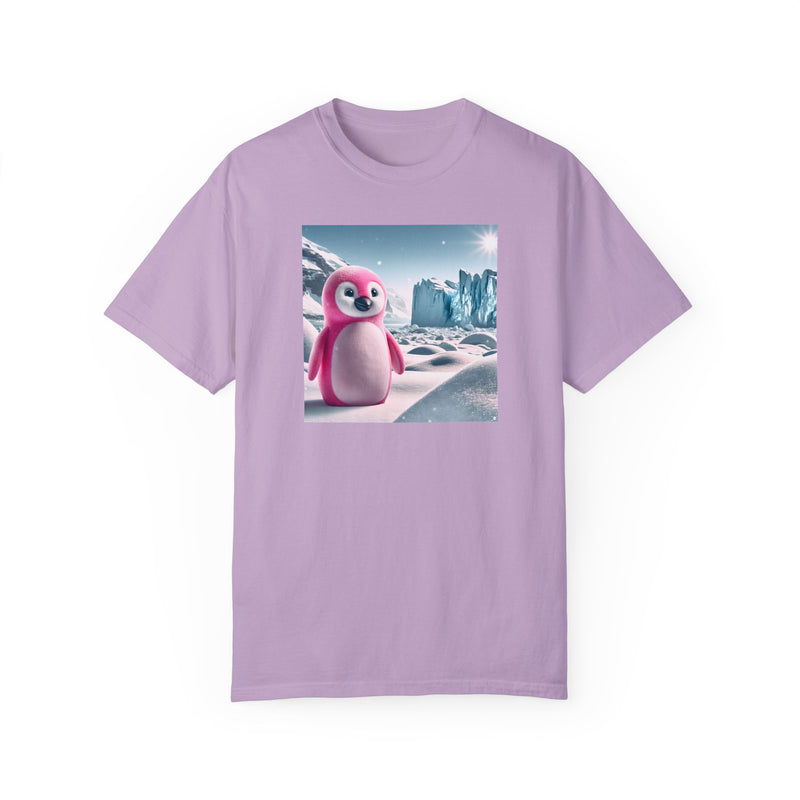 Pink Penguin Unisex Garment-Dyed T-shirt