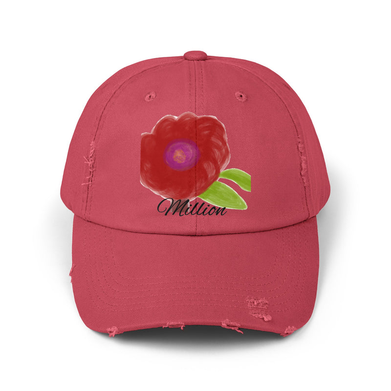 Bloom Unisex Distressed Cap