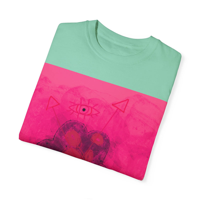 Eye & Arrows  Unisex Garment-Dyed T-shirt