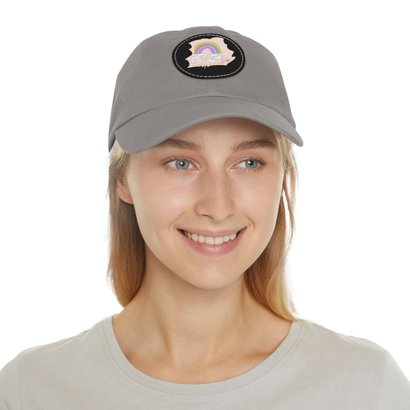 Dreamy Cloud Hat with Leather Patch (Round)