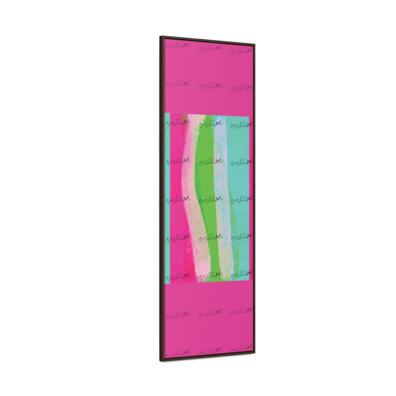 Pretty Neon Gallery Canvas Wraps, Vertical Frame