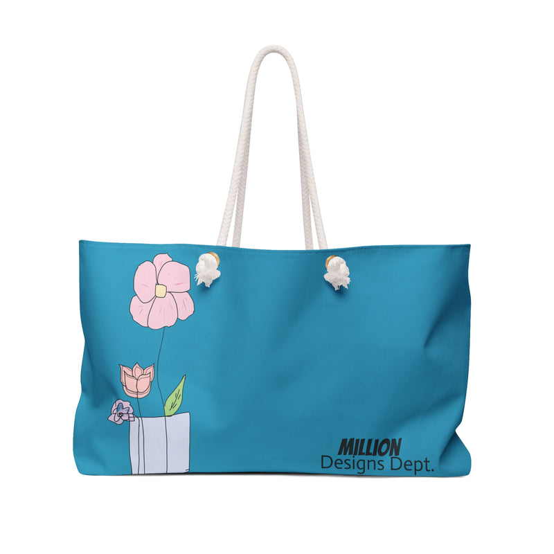 Pastel Flowers Pot1 Weekender Bag