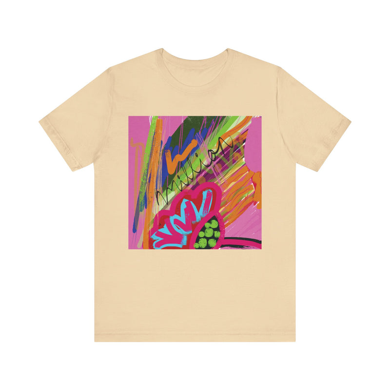 Abstract Frenzy Print  Unisex Jersey Short Sleeve Tee