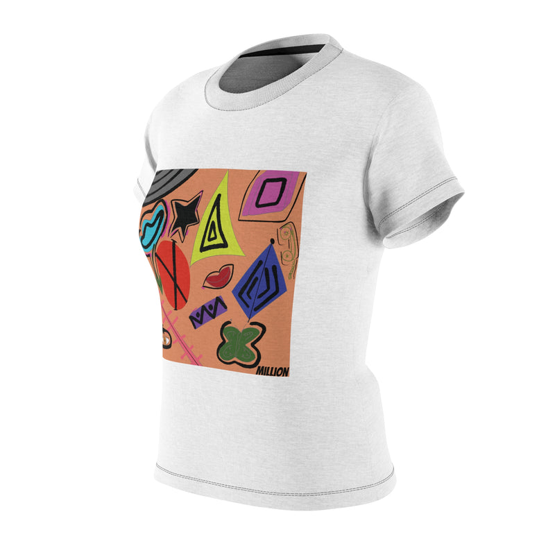 Shapes Women's Cut & Sew Tee (AOP)