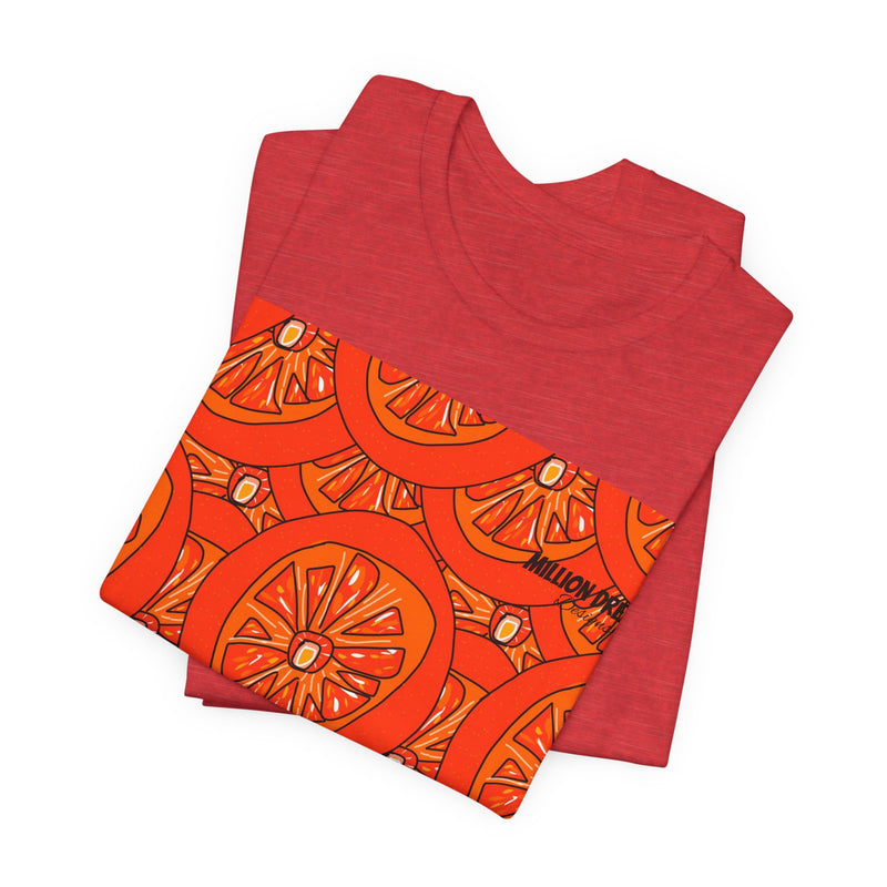 Tangie Orange Unisex Jersey Short Sleeve Tee