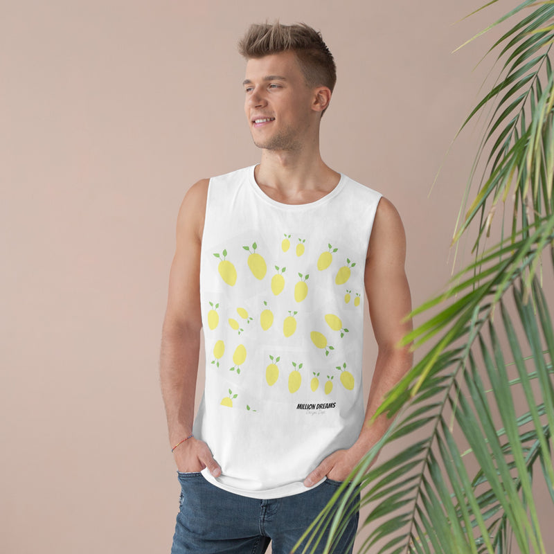 Lemon All over  Unisex Barnard Tank