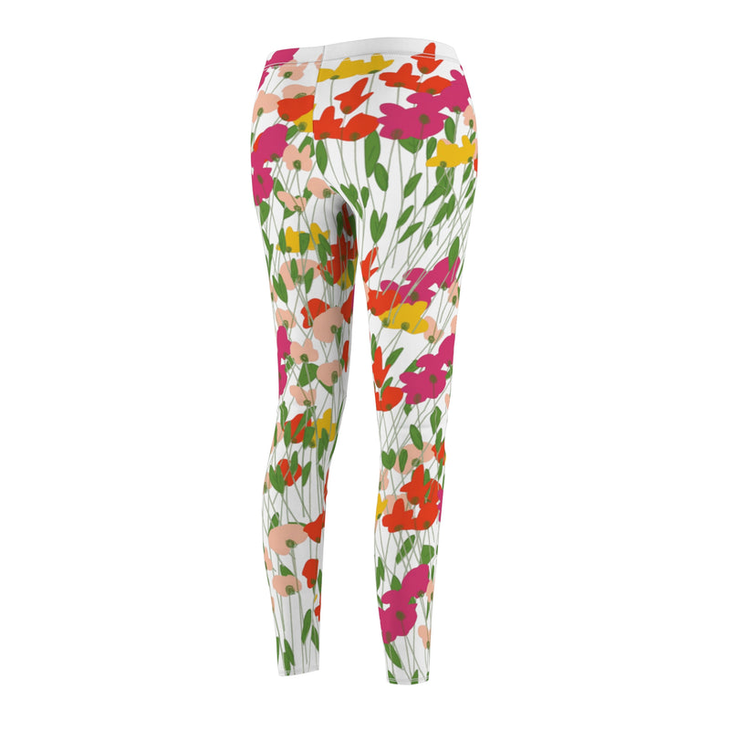 Freestyle Flowers women's Cut & Sew Casual Leggings (AOP)