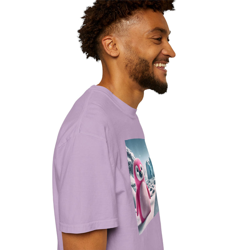 Pink Penguin Unisex Garment-Dyed T-shirt