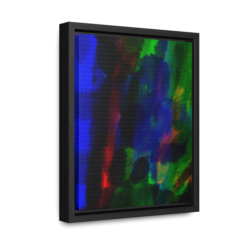 Watercolor Hue Gallery Canvas Wraps, Vertical Frame