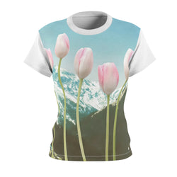 Mountain & Roses Women's Cut & Sew Tee (AOP)