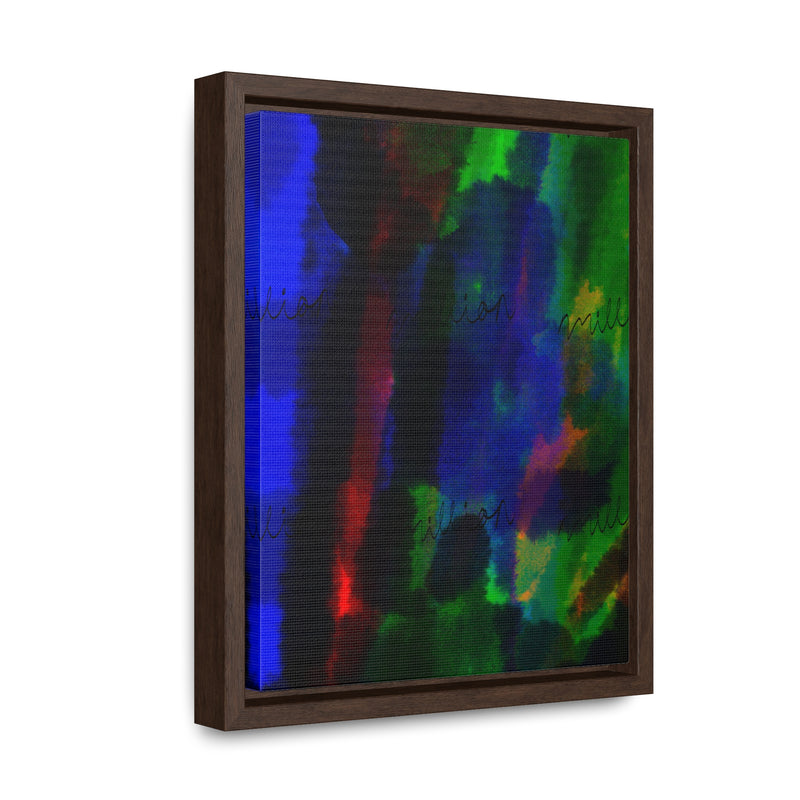 Watercolor Hue Gallery Canvas Wraps, Vertical Frame