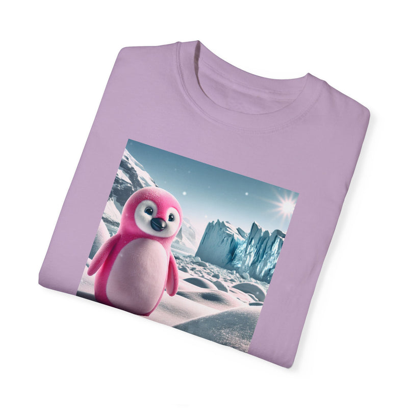 Pink Penguin Unisex Garment-Dyed T-shirt