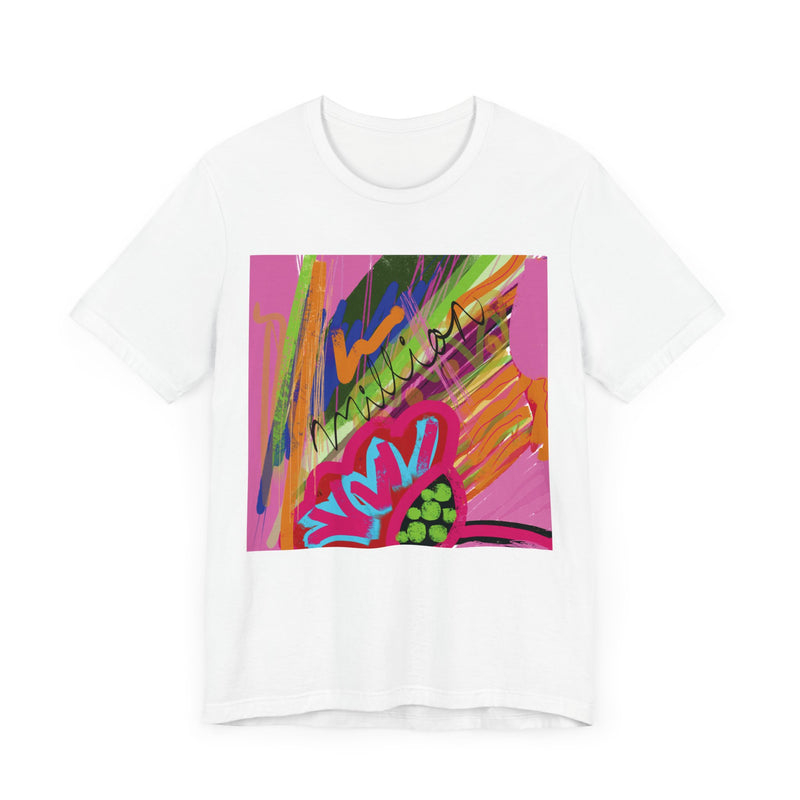 Abstract Frenzy Print  Unisex Jersey Short Sleeve Tee