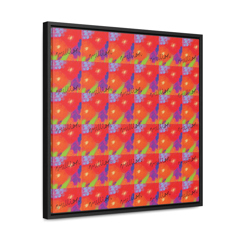 Floral Breeze Gallery Canvas Wraps, Square Frame