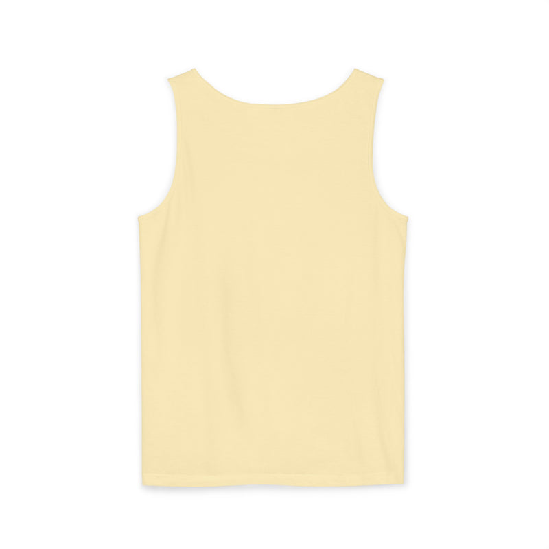 Yellow Flora Unisex Garment-Dyed Tank Top