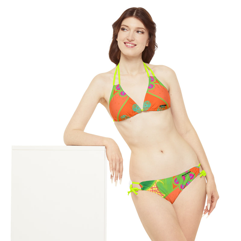 Neon Beach Vibes Bikini  (AOP)