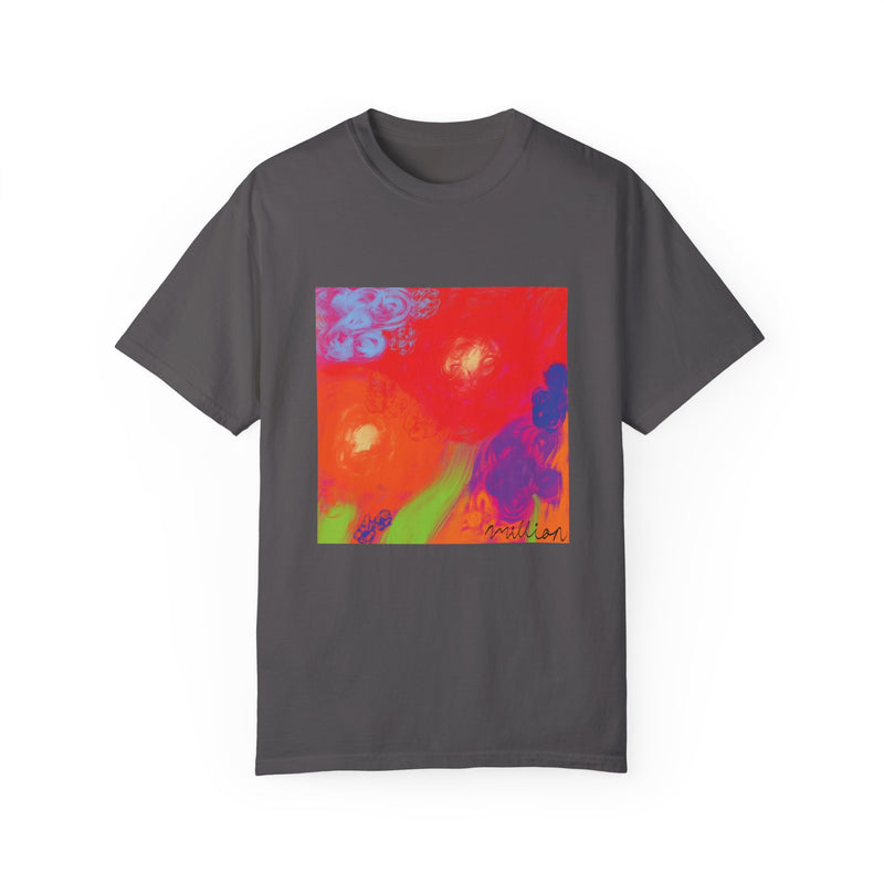 Floral Breeze Unisex Garment-Dyed T-shirt