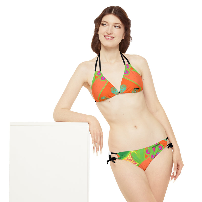 Neon Beach Vibes Bikini  (AOP)