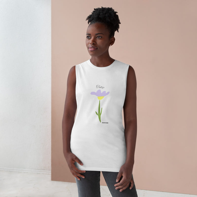 Pastel Tulip Unisex Barnard Tank