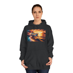 Boat floating Unisex College Hoodie