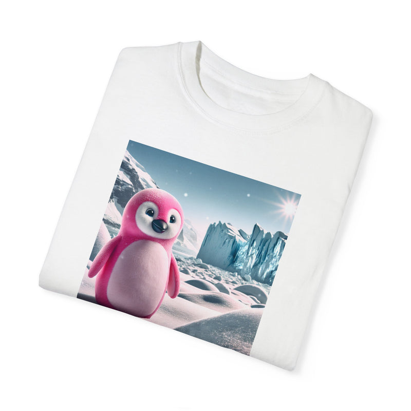 Pink Penguin Unisex Garment-Dyed T-shirt