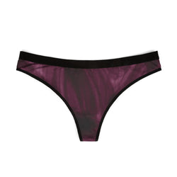 Purple Aura Women's Thongs (AOP)