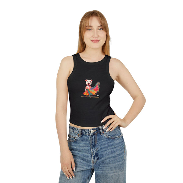 Classy Pitbull Women's Micro Rib Racer Tank Top