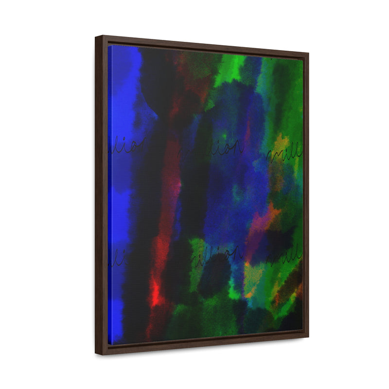 Watercolor Hue Gallery Canvas Wraps, Vertical Frame