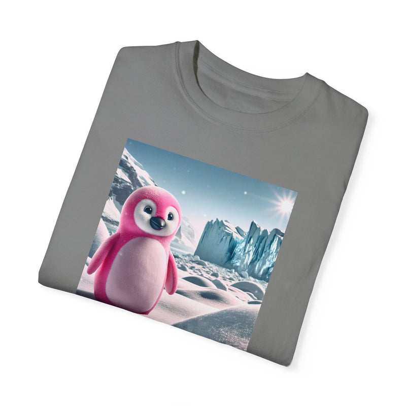 Pink Penguin Unisex Garment-Dyed T-shirt