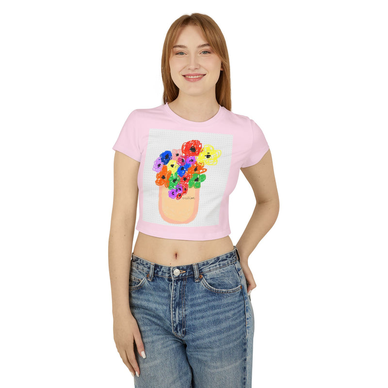 Flower Pot Women's Baby Tee