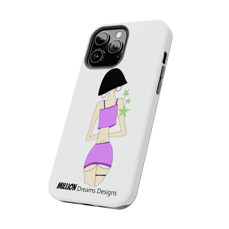 Sexy Girl In Purple Tough Phone Case