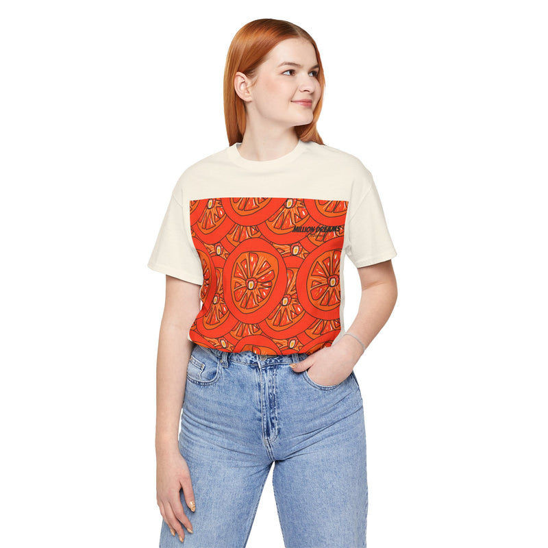 Tangie Orange Unisex Jersey Short Sleeve Tee