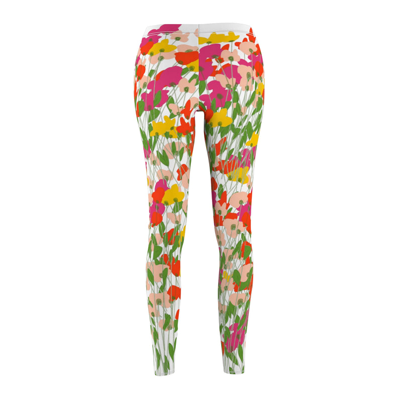 Freestyle Flowers 2+ women's Cut & Sew Casual Leggings (AOP)