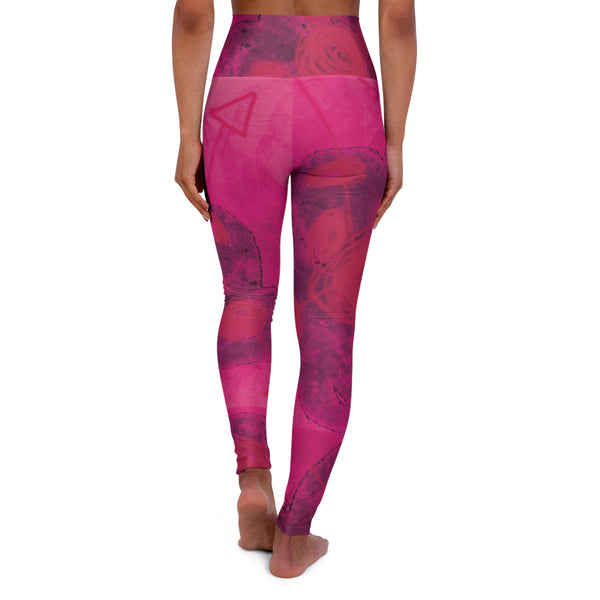 Eye & Arrows High Waisted Yoga Leggings (AOP)