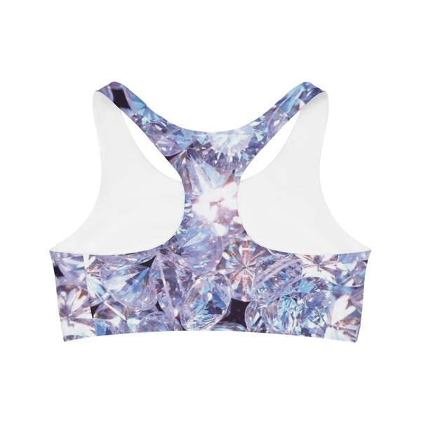 Shine Bright Like A Diamond Seamless Sports Bra (AOP)