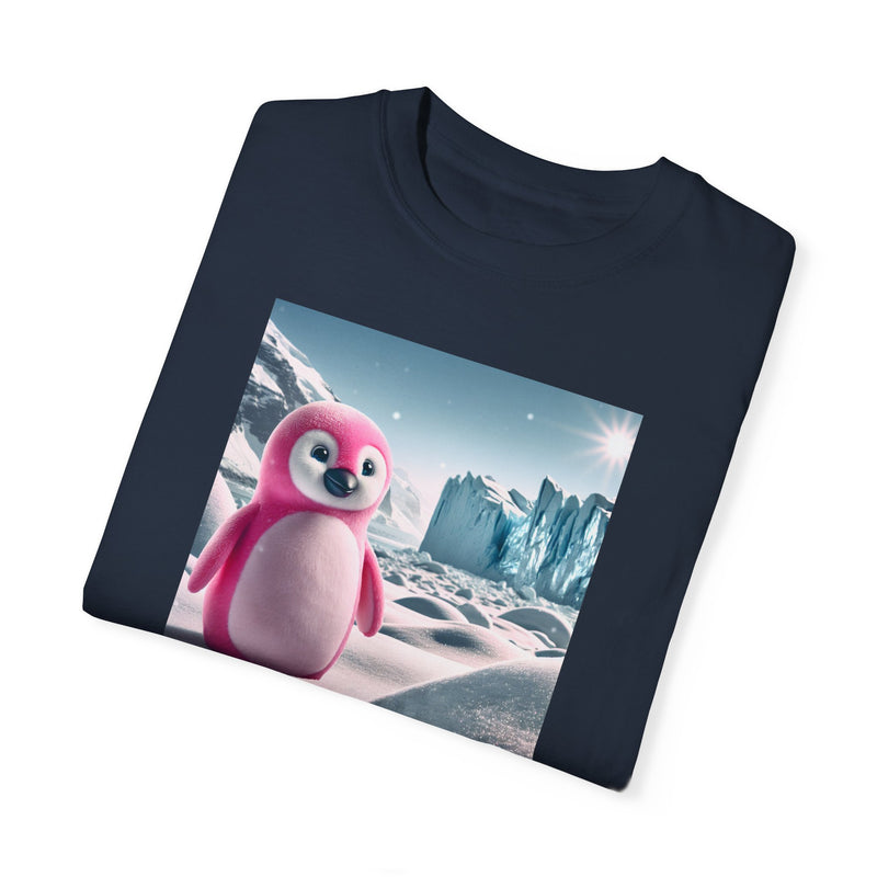 Pink Penguin Unisex Garment-Dyed T-shirt