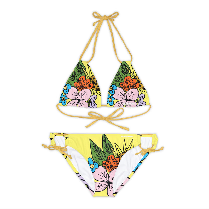 Yellow Flora Bikini (AOP)