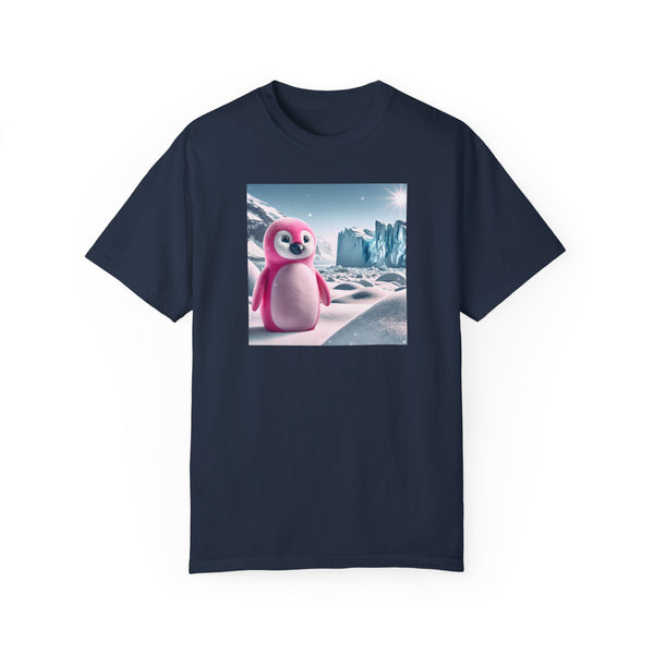 Pink Penguin Unisex Garment-Dyed T-shirt