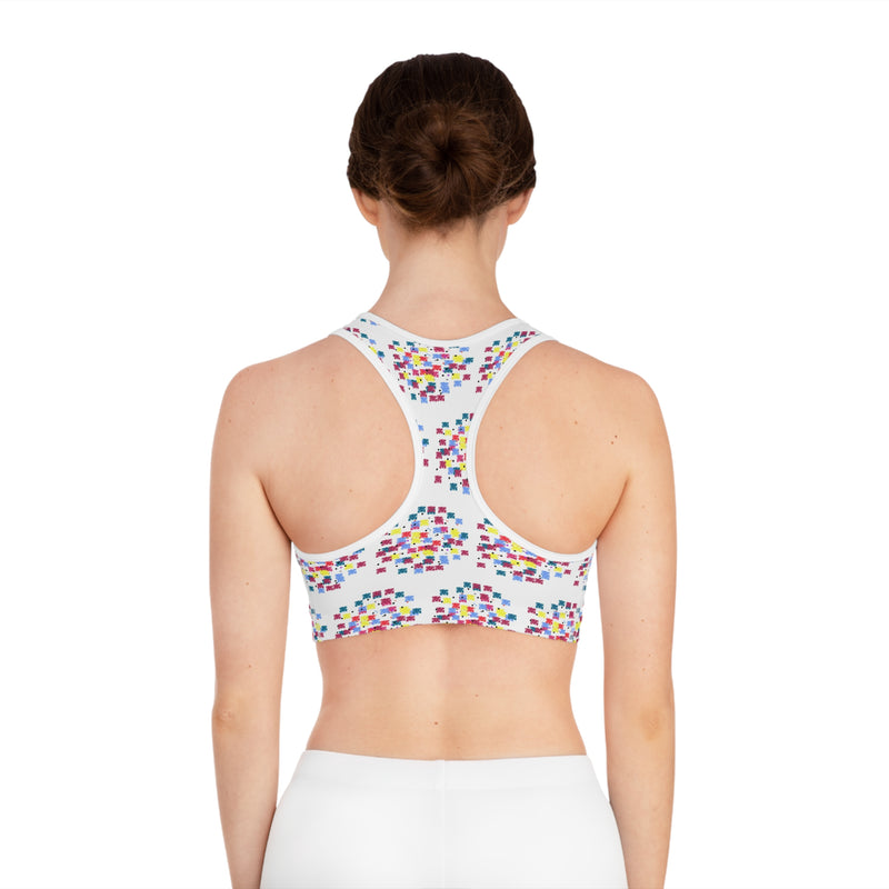 Dots Variety Sports Bra (AOP)