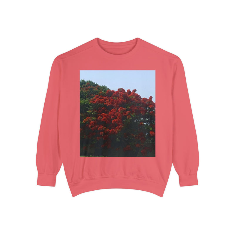 Resort View Unisex Garment-Dyed Sweatshirt