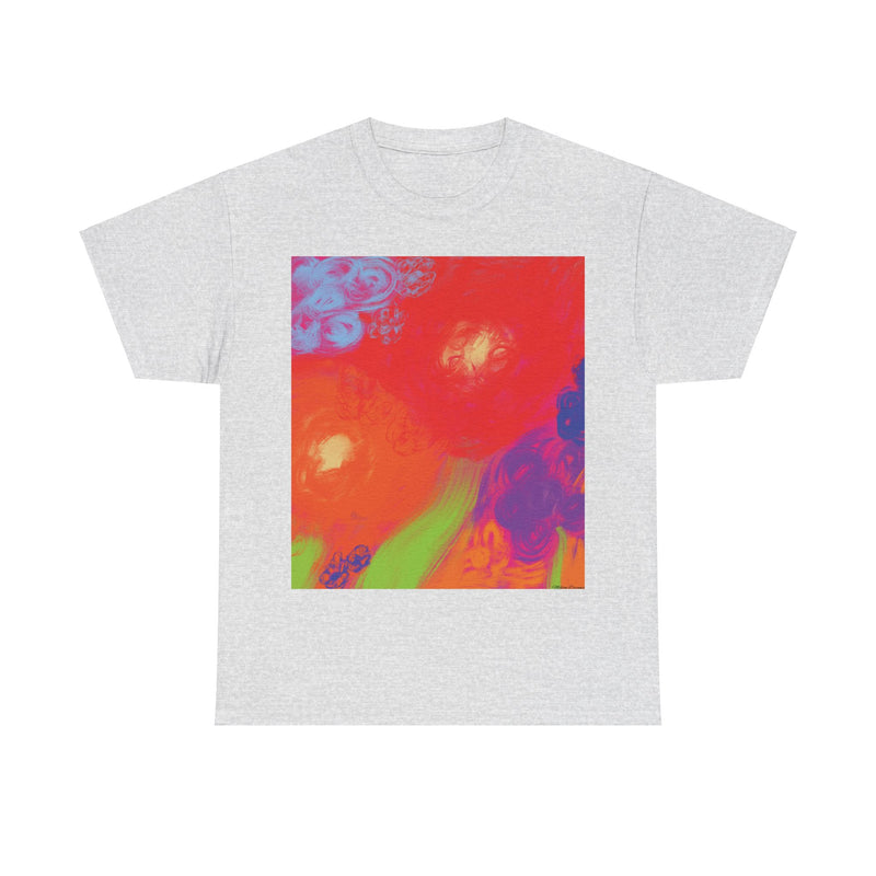 Floral Breeze  Unisex Heavy Cotton Tee