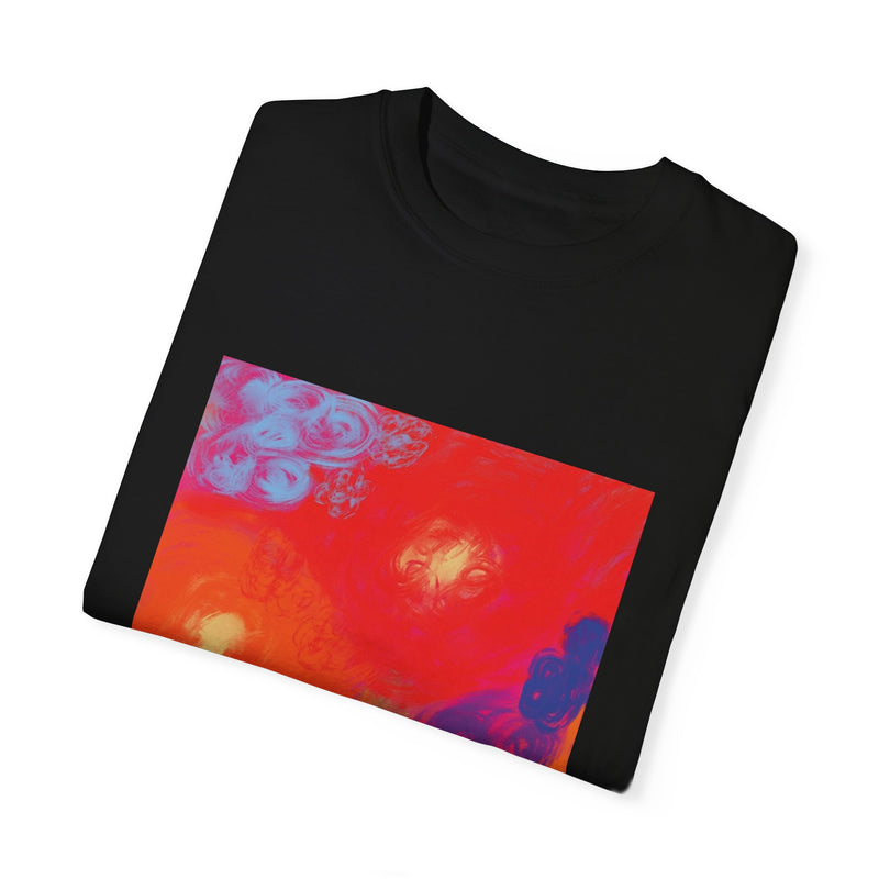 Floral Breeze Unisex Garment-Dyed T-shirt