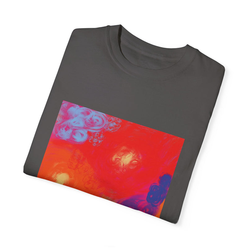 Floral Breeze Unisex Garment-Dyed T-shirt