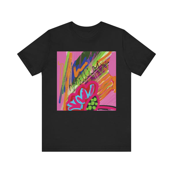 Abstract Frenzy Print  Unisex Jersey Short Sleeve Tee