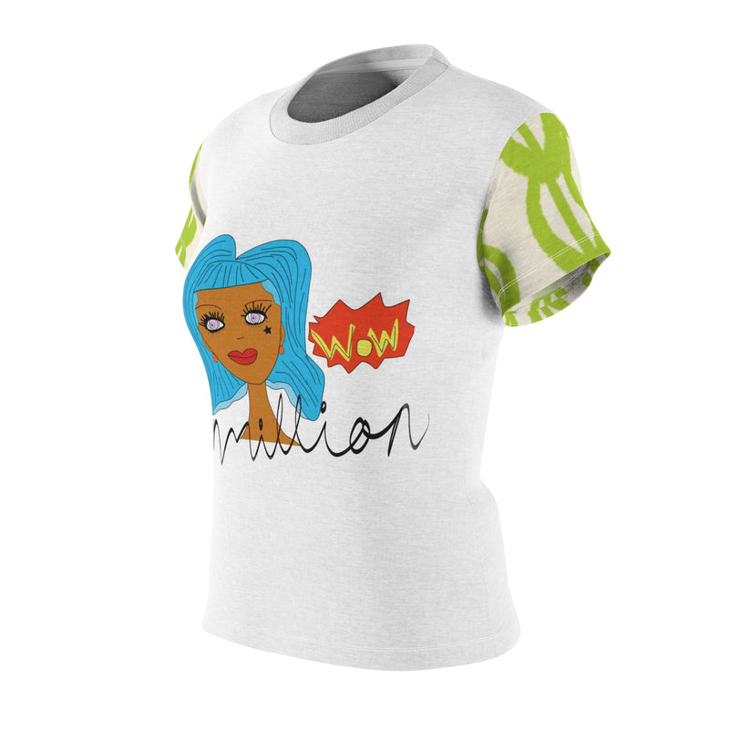 Wow Girl & Link Sleeves Design Tee